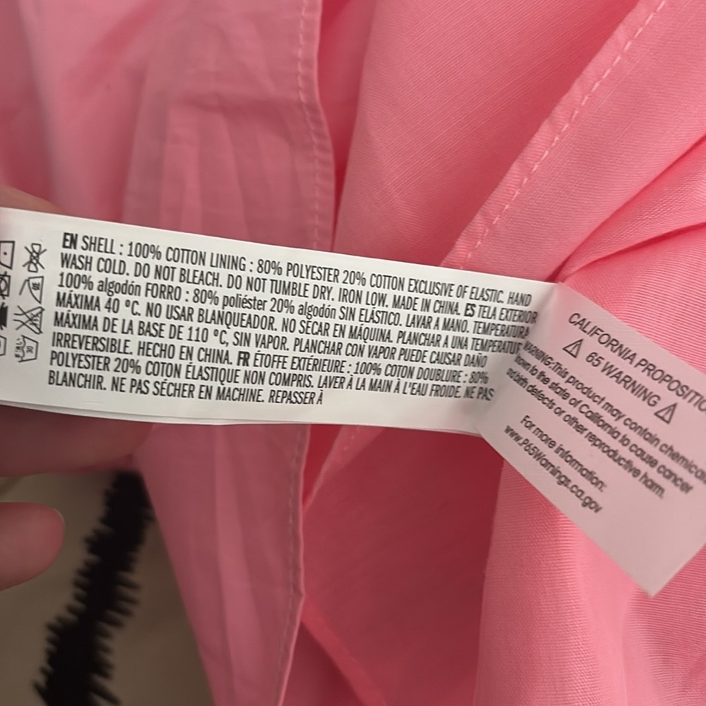 English Factory poplin corsage top, size M, new - Picture 6 of 8